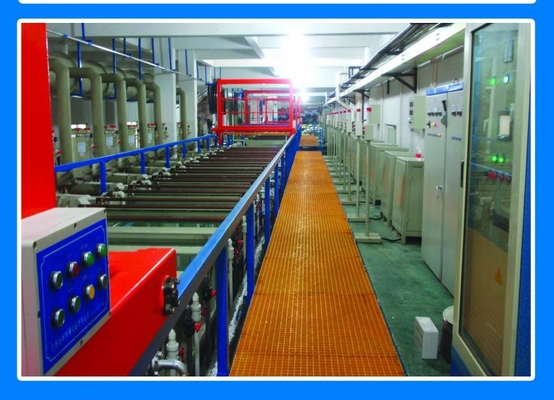 Hanging Barrel Automated Plating Line , Zinc Plating Line