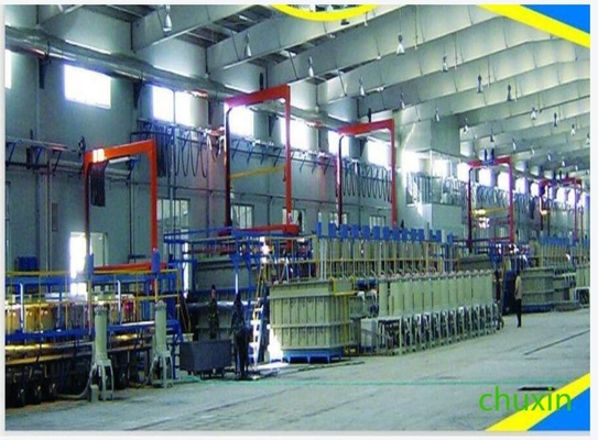 Anode Electroplating Production Line For Bus Chassis