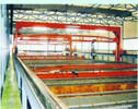 12m span Longmen cathode electrophoresis production line