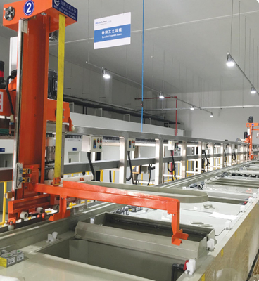 Multi plating single arm production line