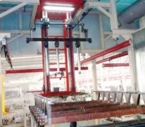 Automatic production line for electroplating hard chromium