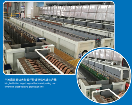 Hanging Hard Chromium Electroless Nickel Plating Line ISO9000