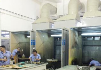Nickel Chromium Accessories Electroplating Production Line Aviation No Pump Spray Paint Room