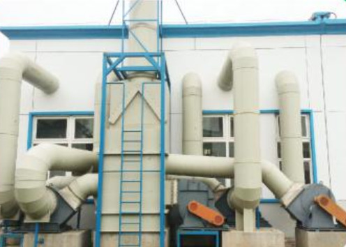 Waste Gas Treatment System Of Activated Carbon Mist Spray Paint Room