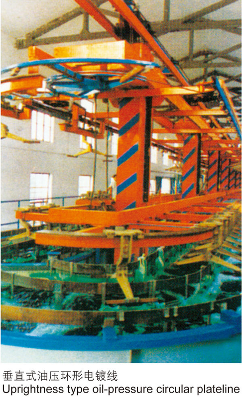 Oil Pressure Electroless Nickel Plating Line Uprightness Type